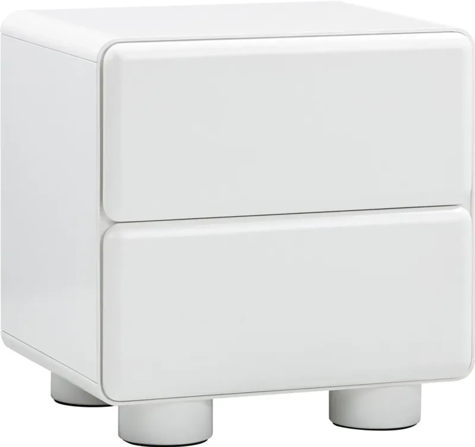 Tischa 2-Drawer Nightstand - White