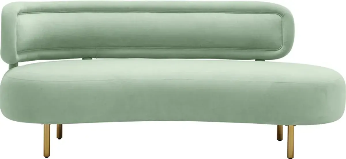 Leyla Sofa - Mint Green Velvet