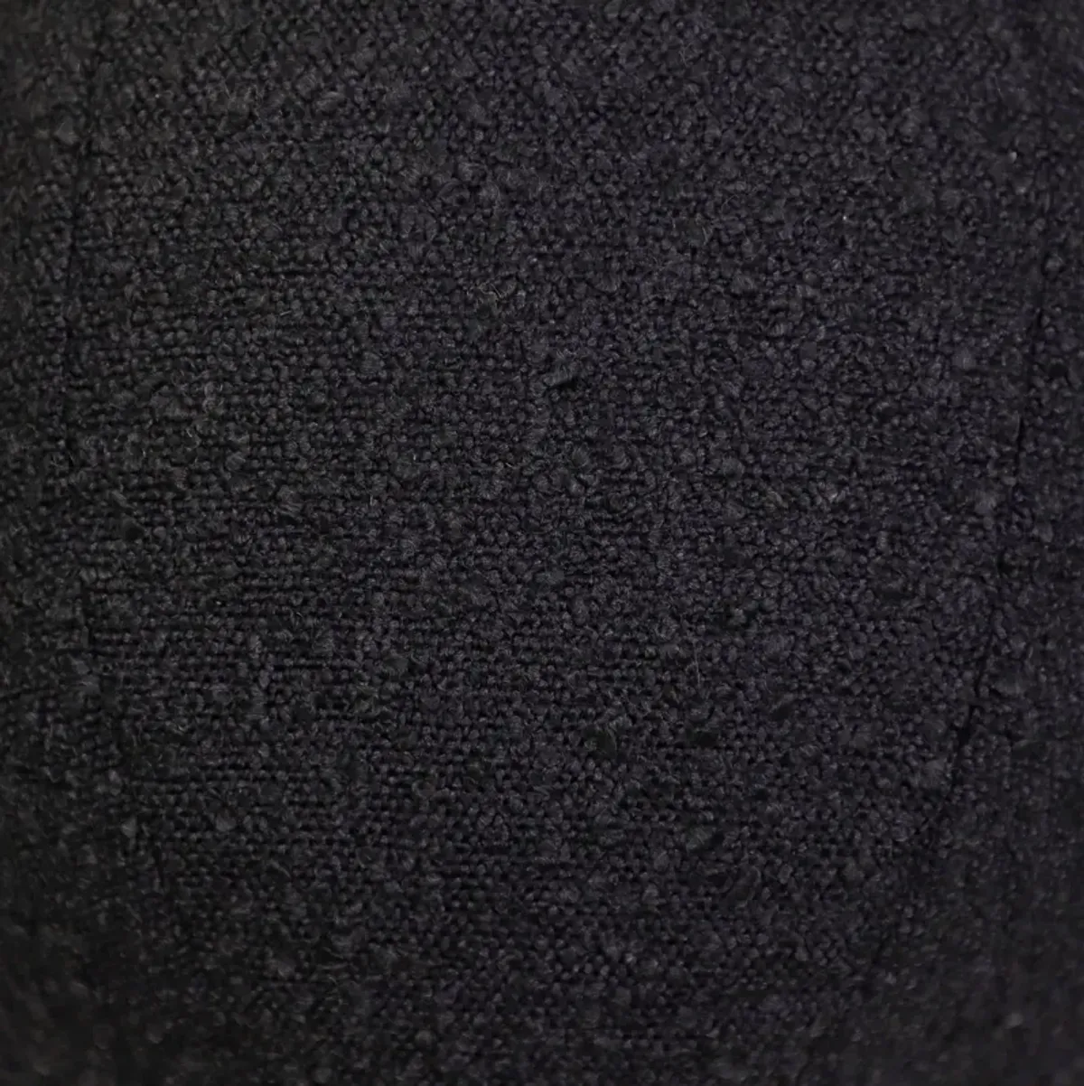 Rafa 14" Accent Pillow - Black Boucle