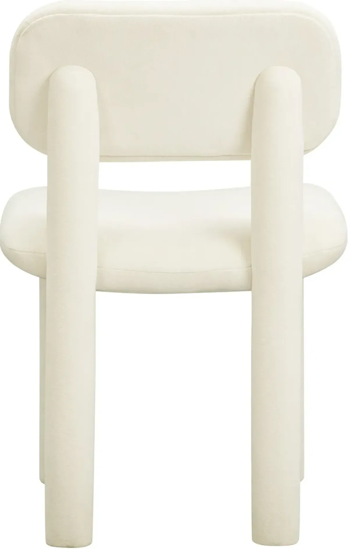 Cassini Dining Chair - Ivory White Velvet