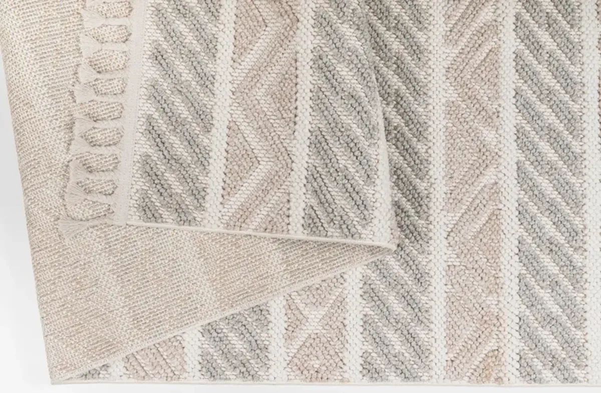 Acacia 8' x 10' Area Rug - Beige/White