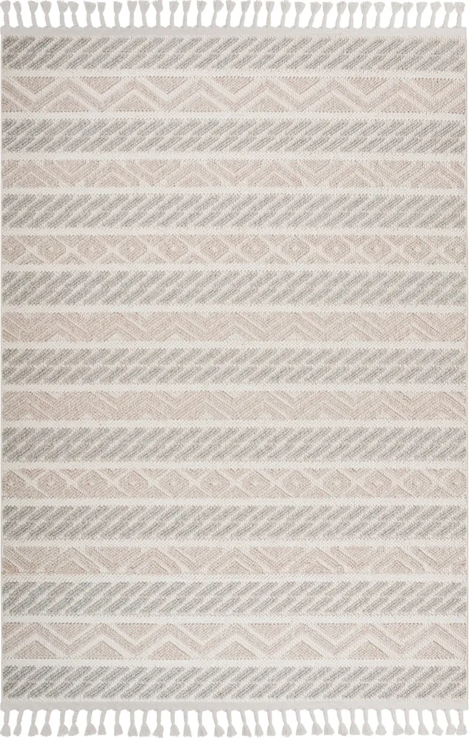 Acacia 8' x 10' Area Rug - Beige/White