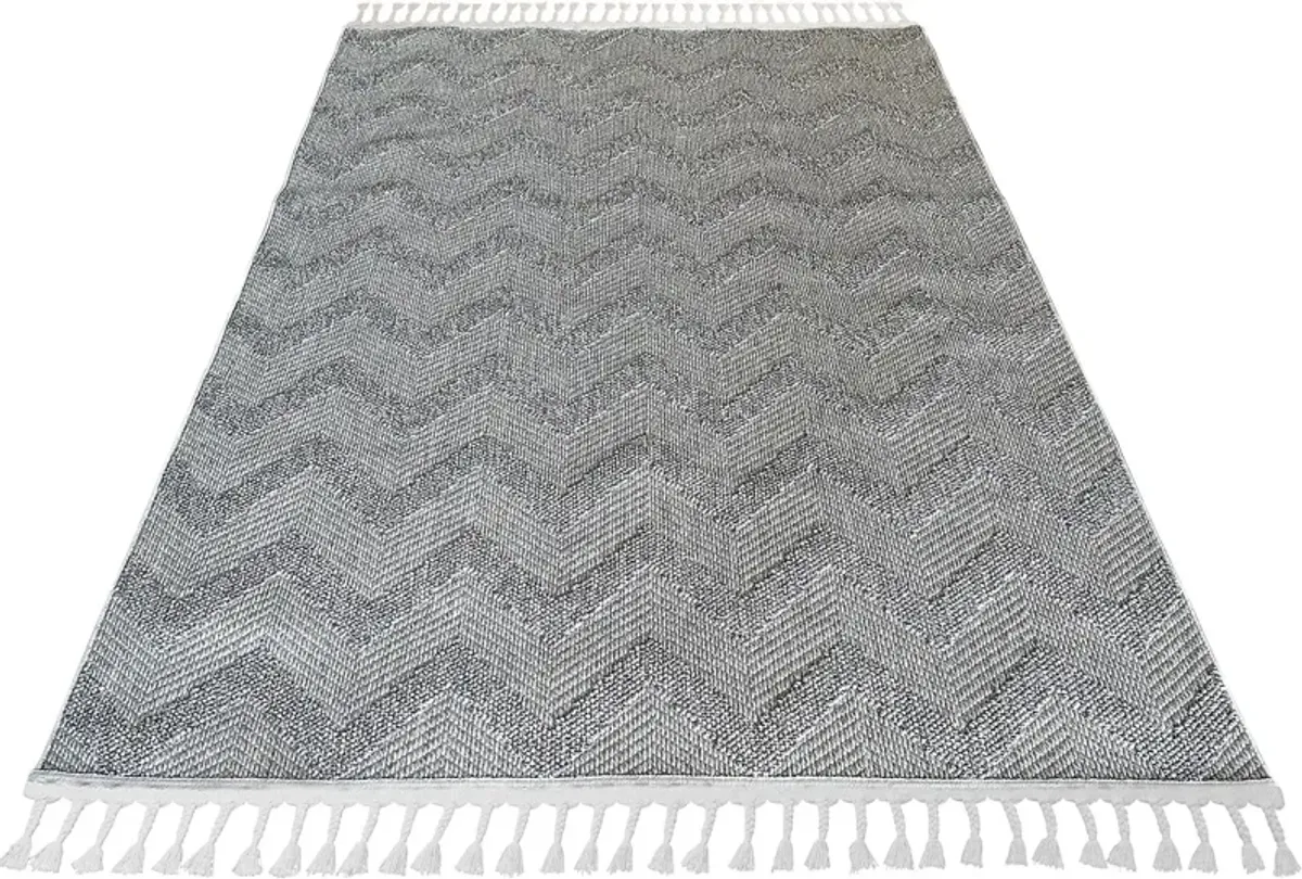 Atticus 5' x 8' Area Rug - Gray