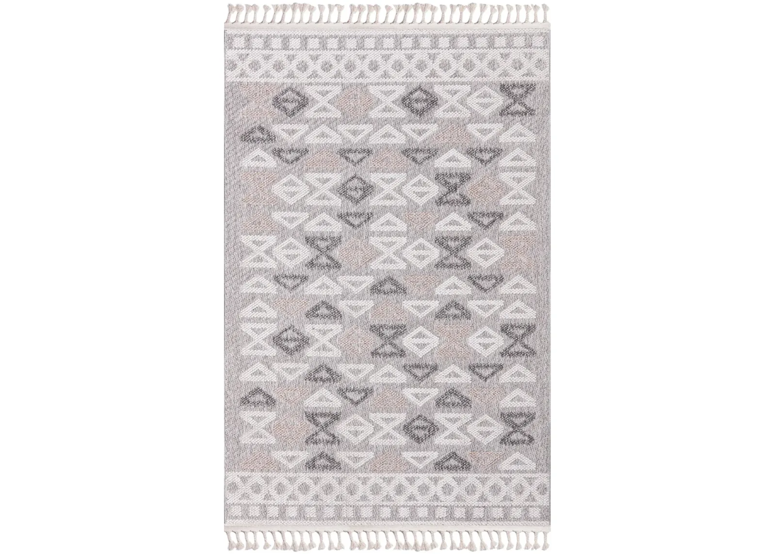 Austen 5' x 8' Area Rug - Beige/Gray