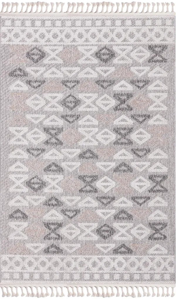 Austen 8' x 11' Area Rug - Beige/Gray