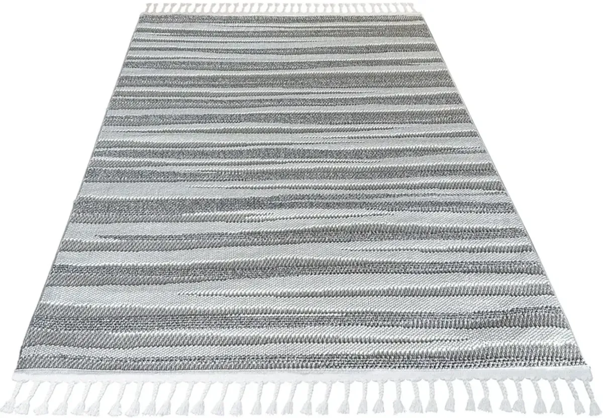 Nanami 5' x 8' Area Rug - Gray/Beige