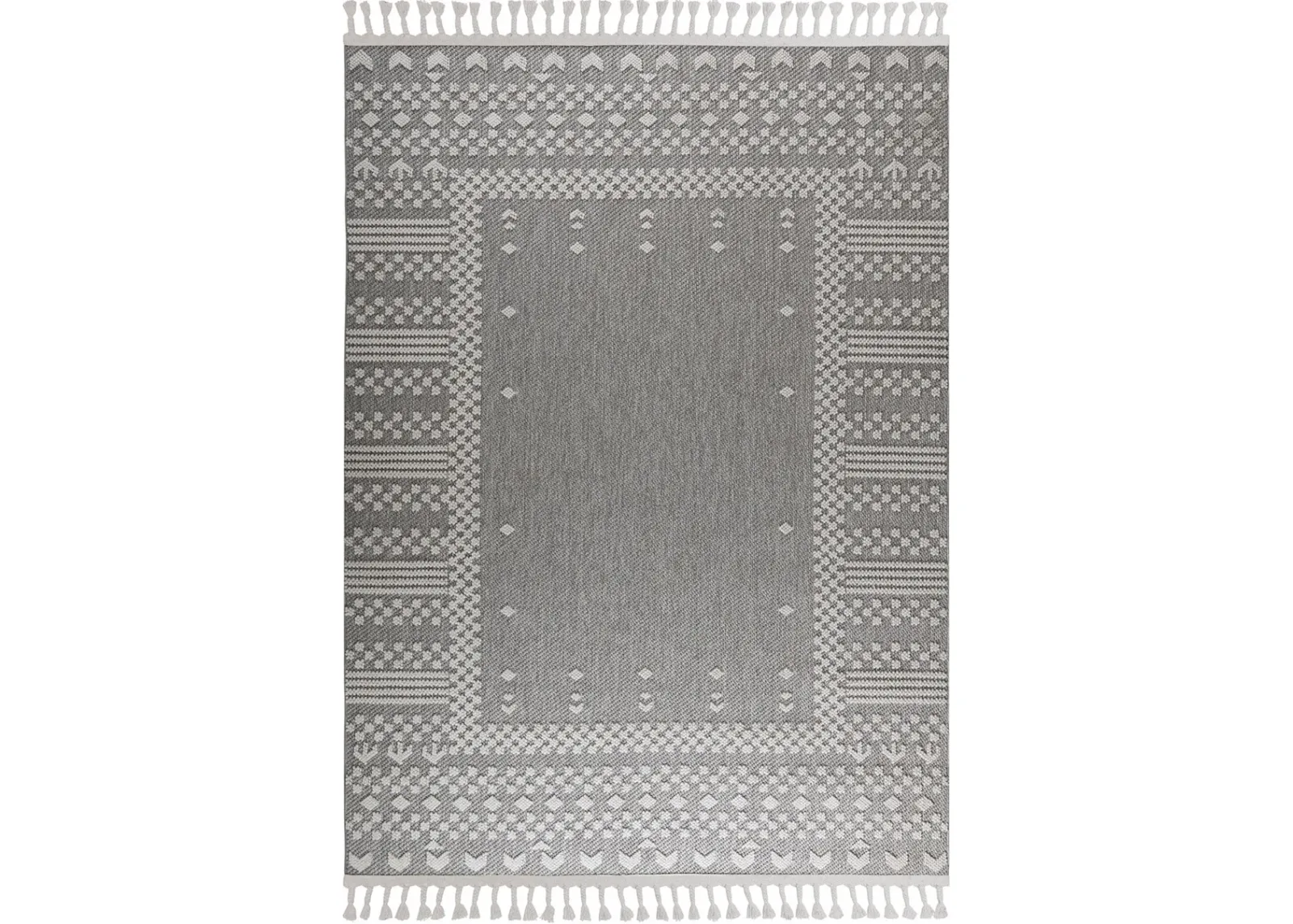 Jude 5' x 8' Area Rug - Gray/Beige