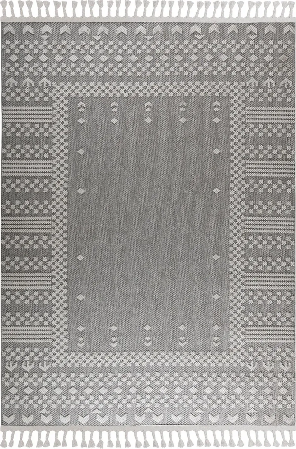 Jude 5' x 8' Area Rug - Gray/Beige