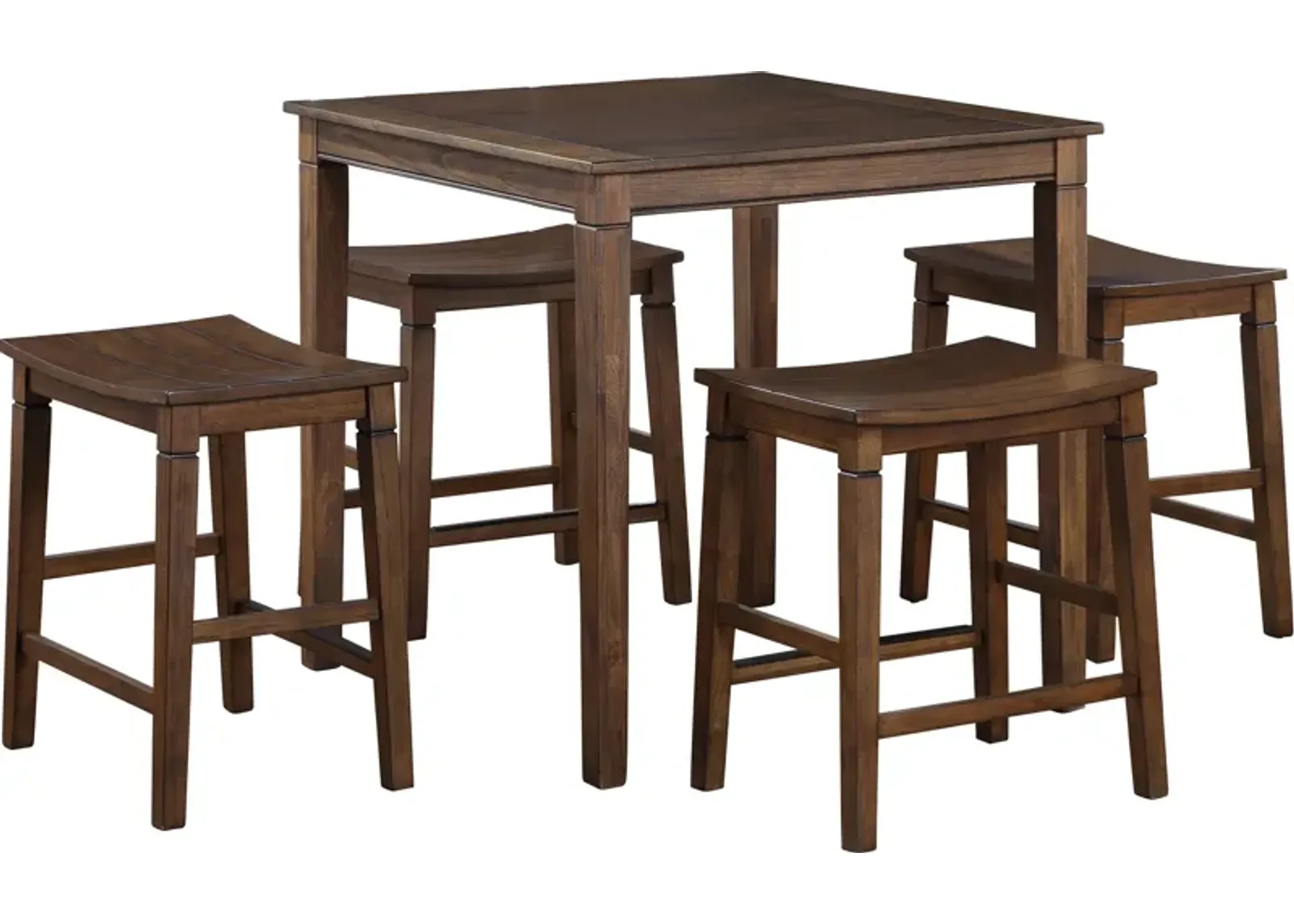 Verity Counter-Height Dining Table and 4 Stools