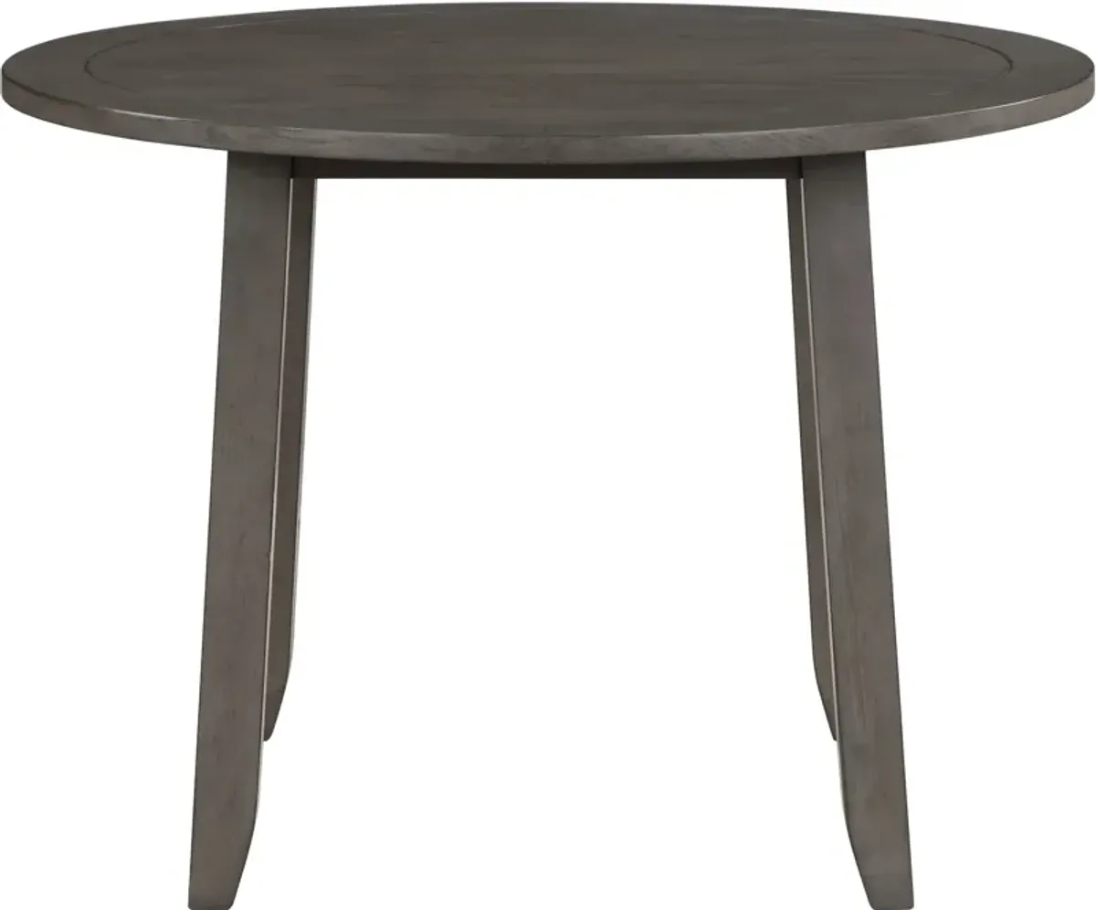 Leandra Round Dining Table and 4 Dining Chairs