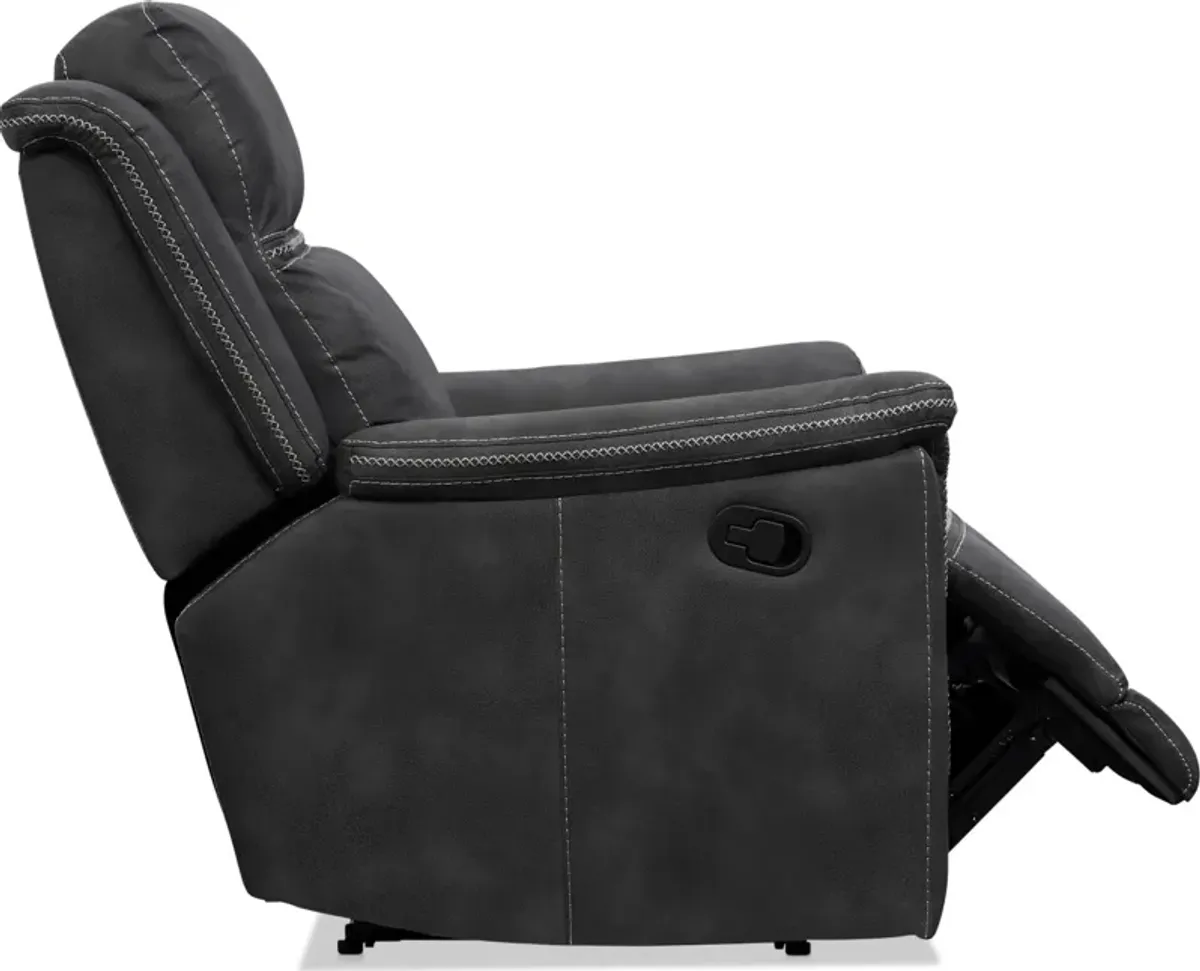 Legacy Manual Recliner - Black