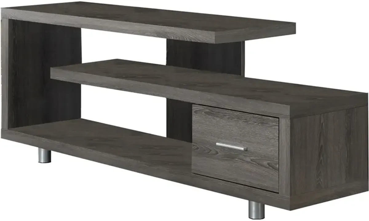 Amado 60" TV Stand - Gray