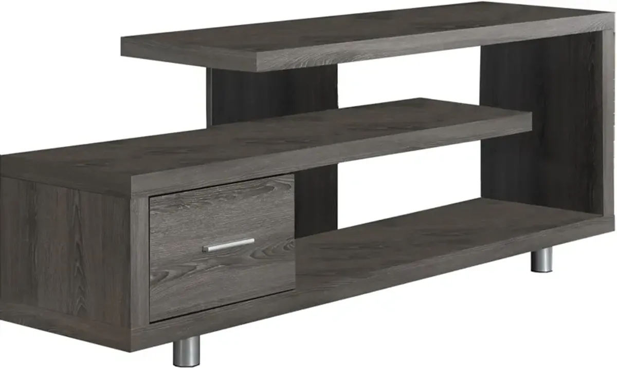 Amado 60" TV Stand - Gray