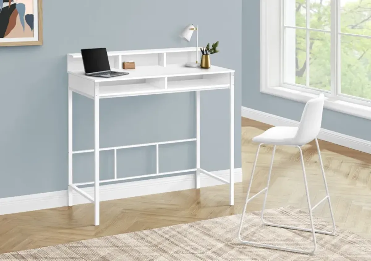 Julia Standing Desk - White