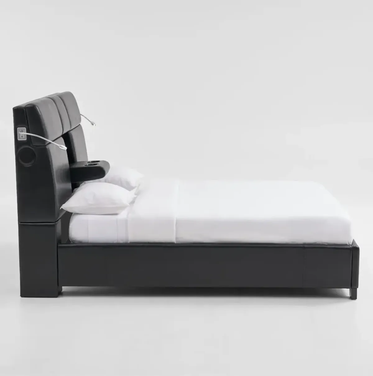 Eclipse Upholstered Queen Bed with Bluetooth® Speakers