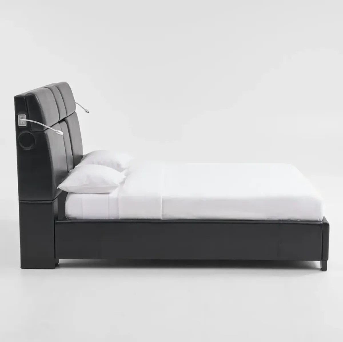 Eclipse Upholstered Queen Bed with Bluetooth® Speakers