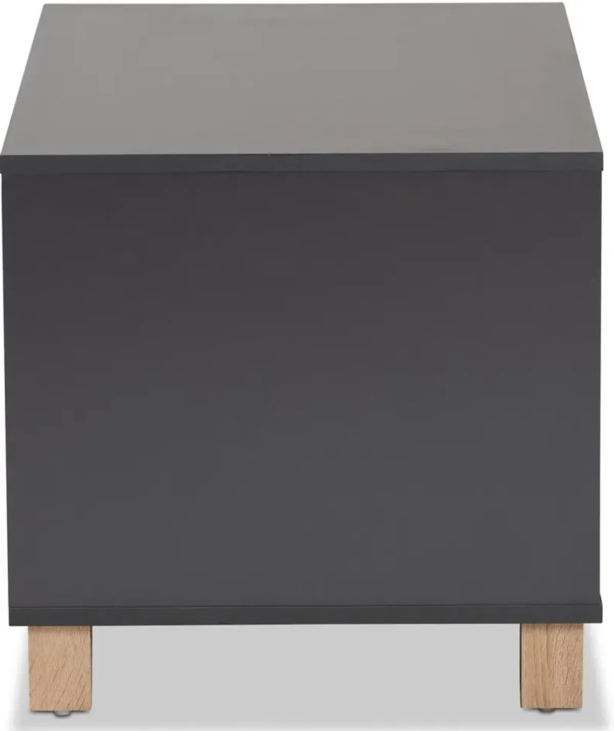 Felix Litter Box Enclosure - Gray/Oak