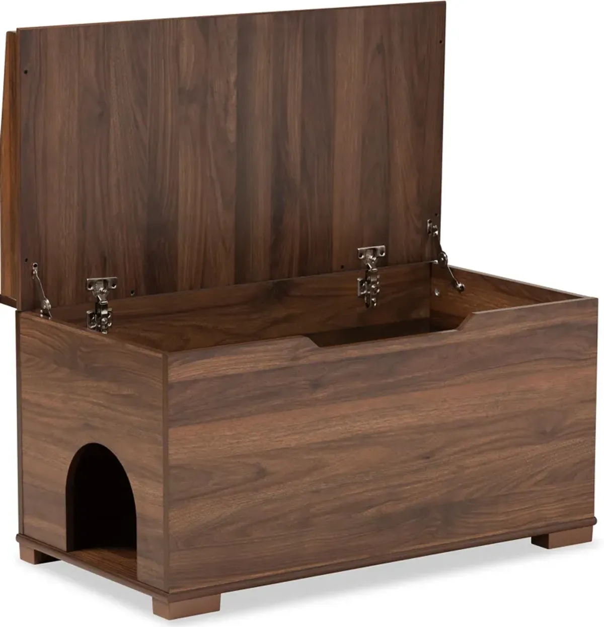 Ziggy Litter Box Enclosure - Walnut