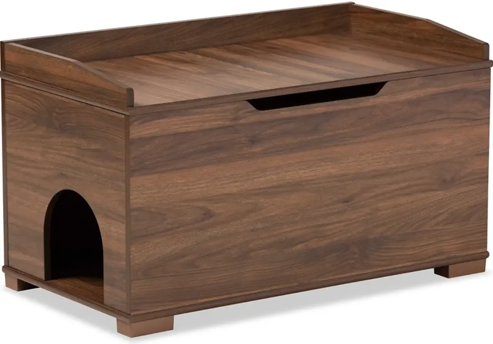 Ziggy Litter Box Enclosure - Walnut