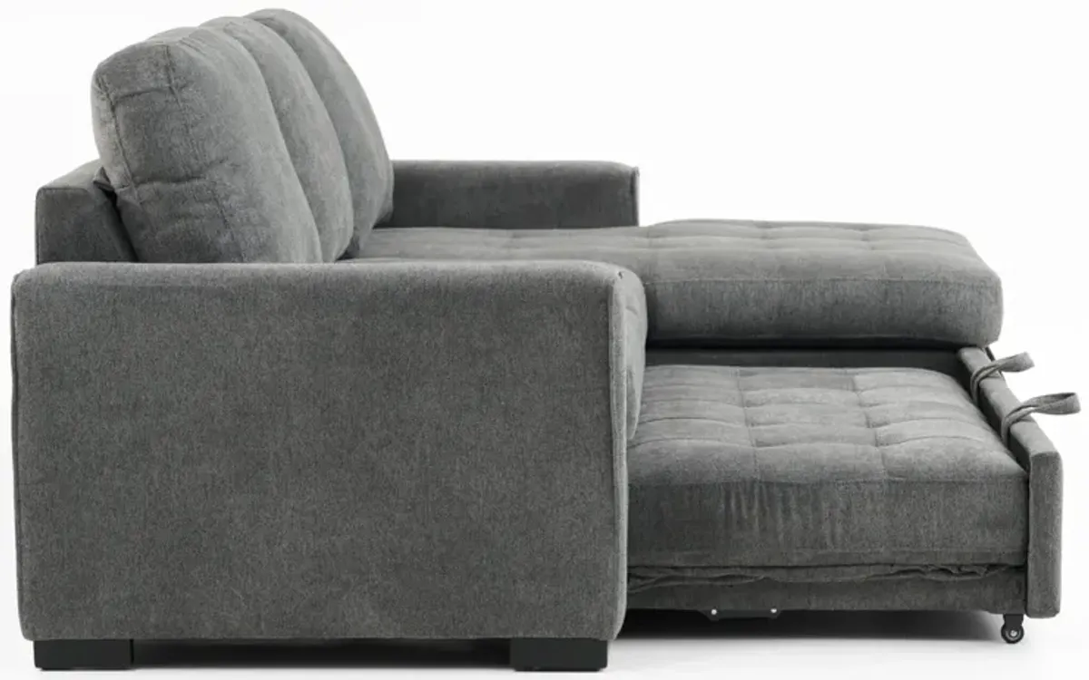 Bali Media Sleeper Sectional with Storage Chaise