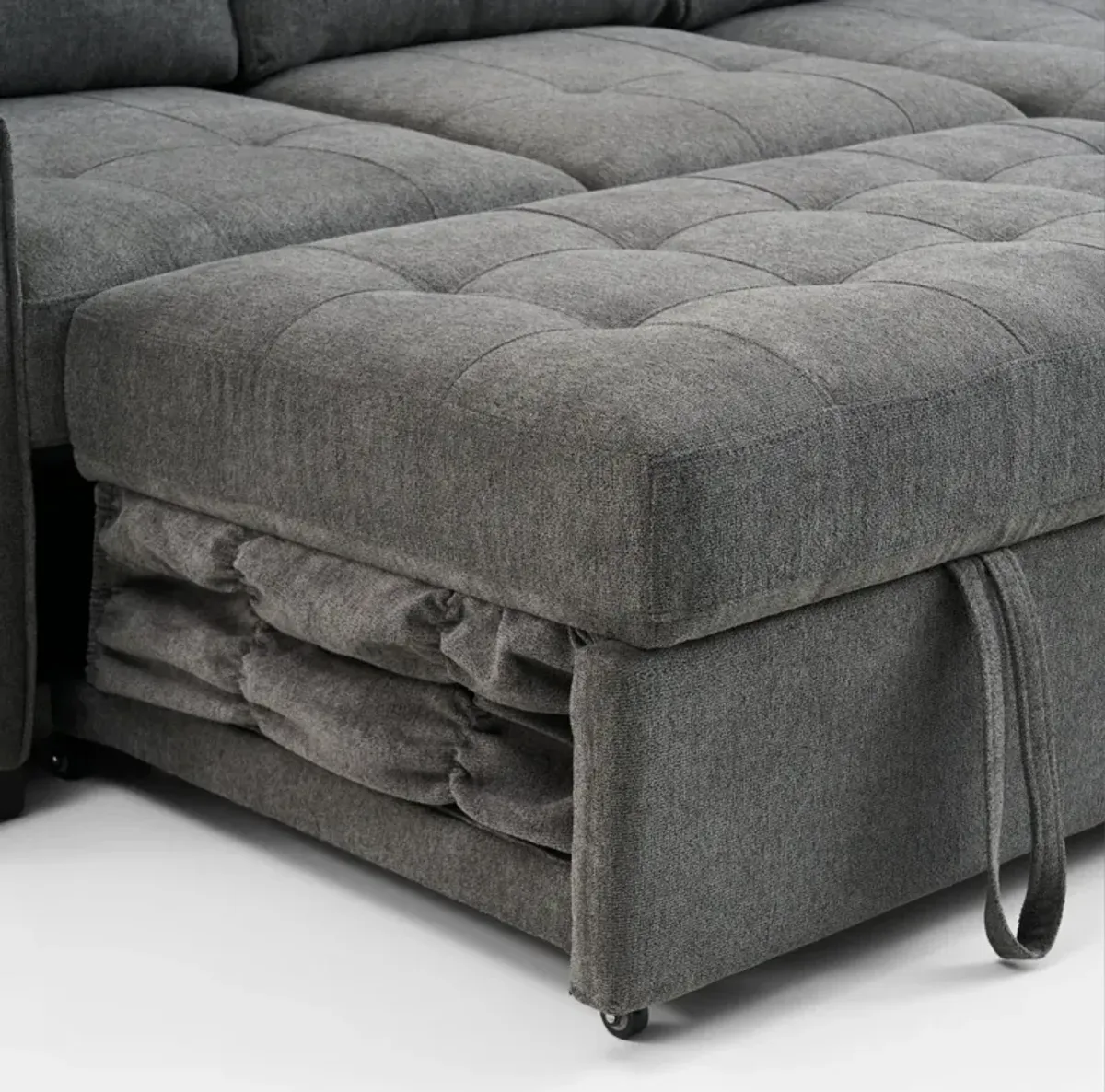 Bali Media Sleeper Sectional with Storage Chaise