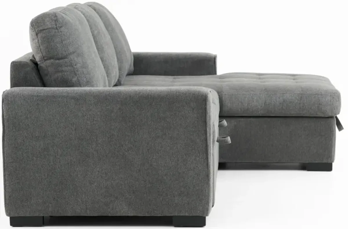 Bali Media Sleeper Sectional with Storage Chaise