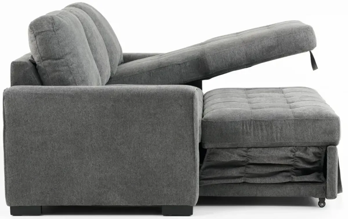 Bali Media Sleeper Sectional with Storage Chaise