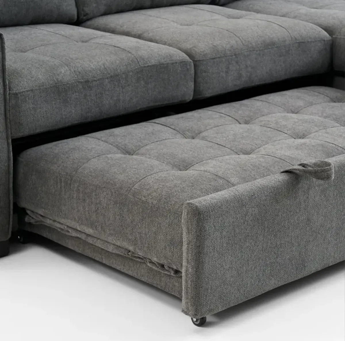 Bali Media Sleeper Sectional with Storage Chaise