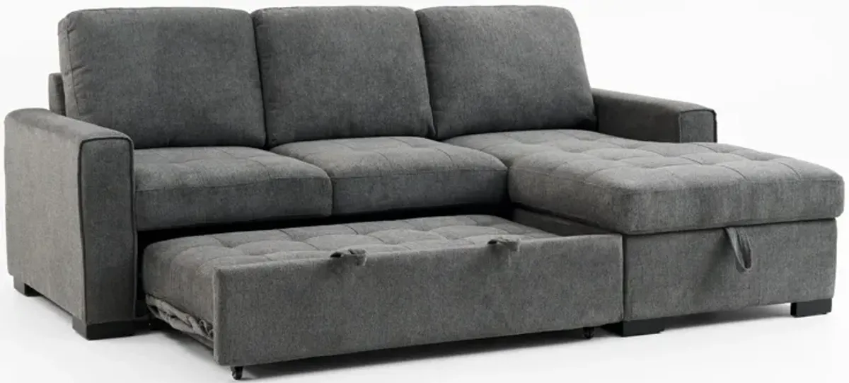 Bali Media Sleeper Sectional with Storage Chaise