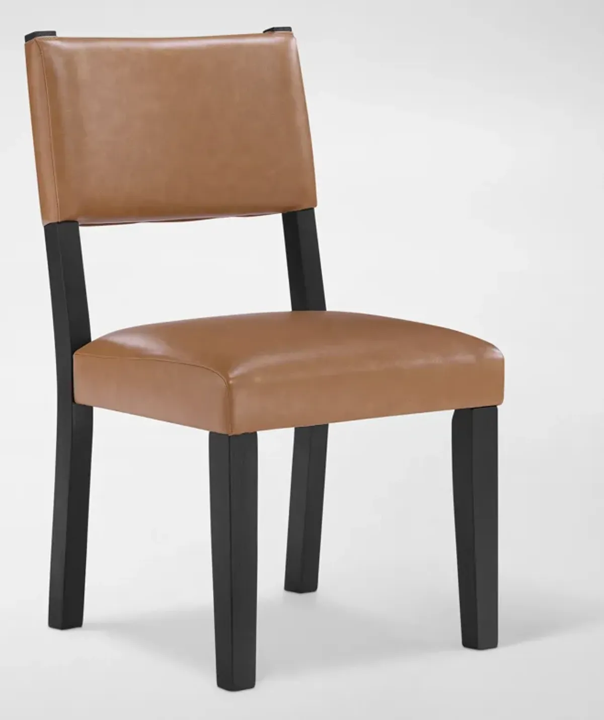 Auburn Upholstered Dining Chair - Light Brown/Black Legs