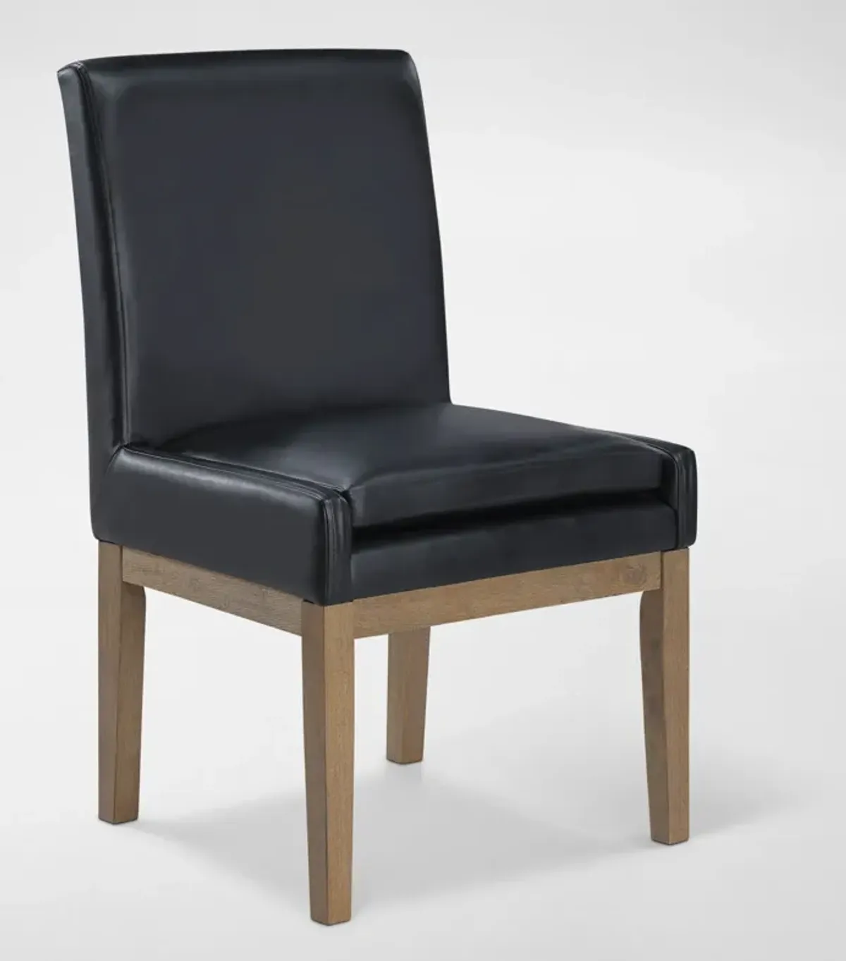 Auburn Dining Table and 4 Host Chairs - Black/Natural Legs