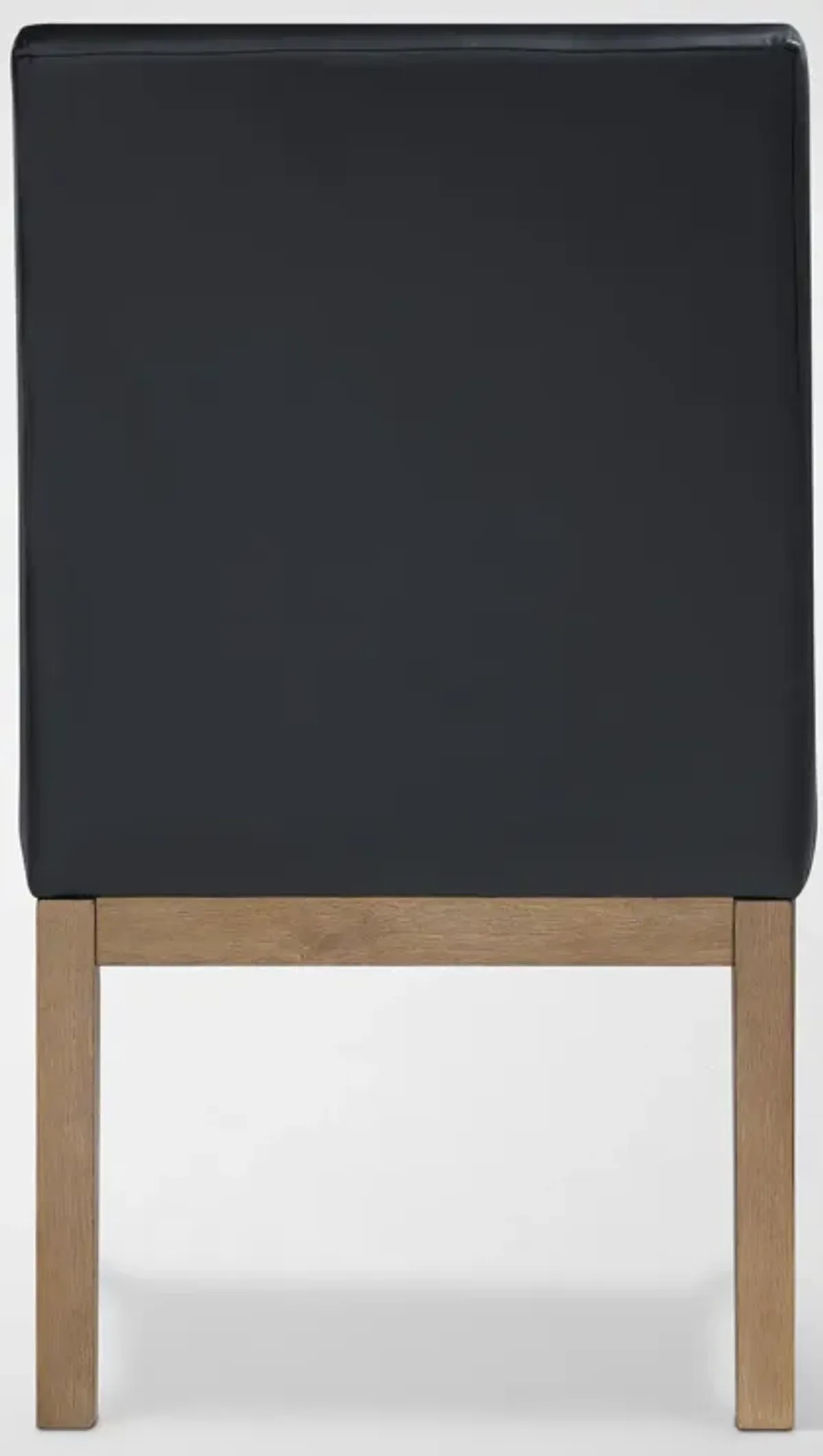 Auburn Dining Table and 4 Host Chairs - Black/Natural Legs