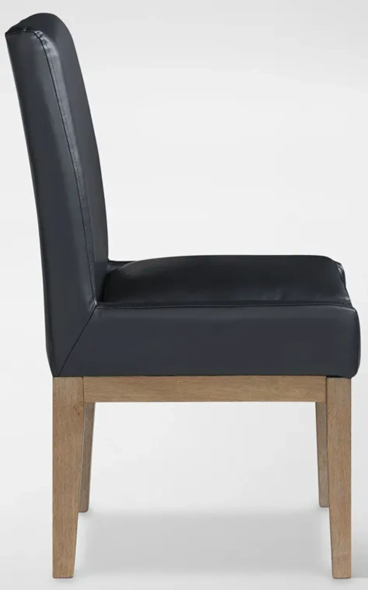 Auburn Dining Table and 4 Host Chairs - Black/Natural Legs