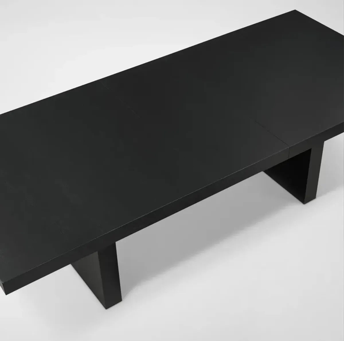 Auburn Dining Table and 4 Host Chairs - Black/Natural Legs