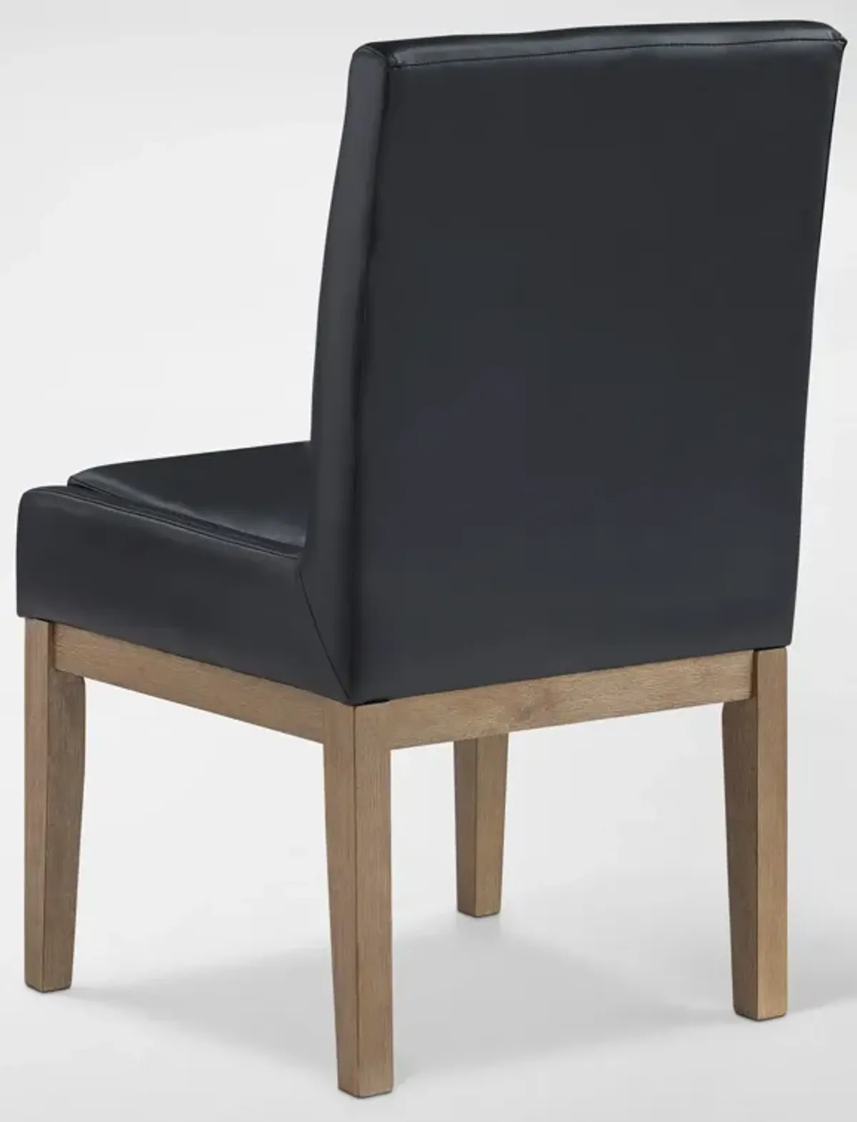 Auburn Dining Table and 4 Host Chairs - Black/Natural Legs