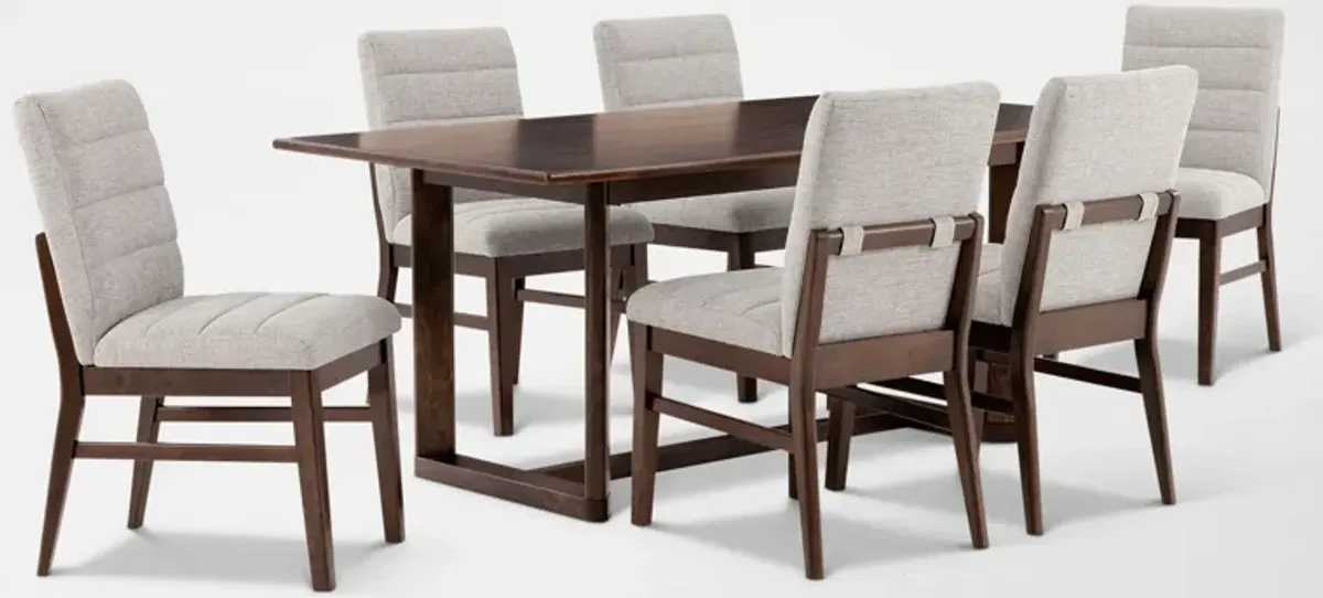 Boca Upholstered Dining Chair - Boca Brown