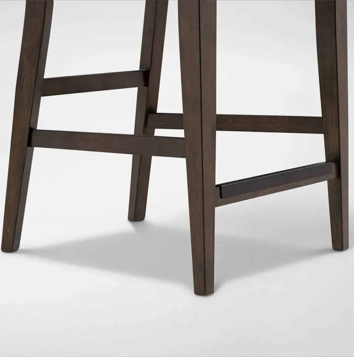 Boca Solid Wood Counter-Height Dining Table and 6 Stools - Brown