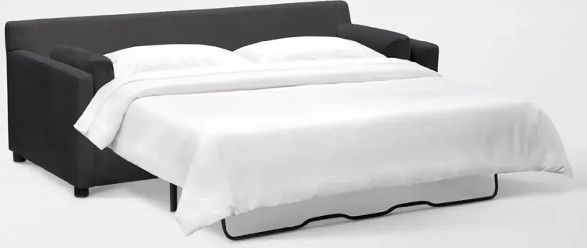 Lena Sleeper Sofa with 5" Mattress - Charcoal