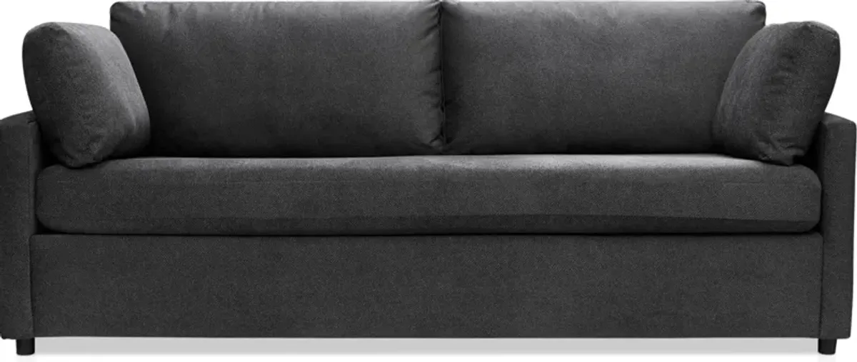 Lena Sleeper Sofa with 5" Mattress - Charcoal