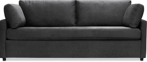 Lena Sleeper Sofa with 5" Mattress - Charcoal