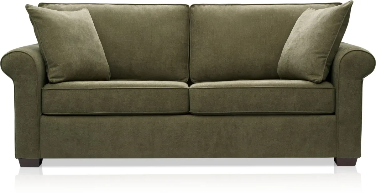 Milly Sleeper Sofa with 5" Mattress - Olive