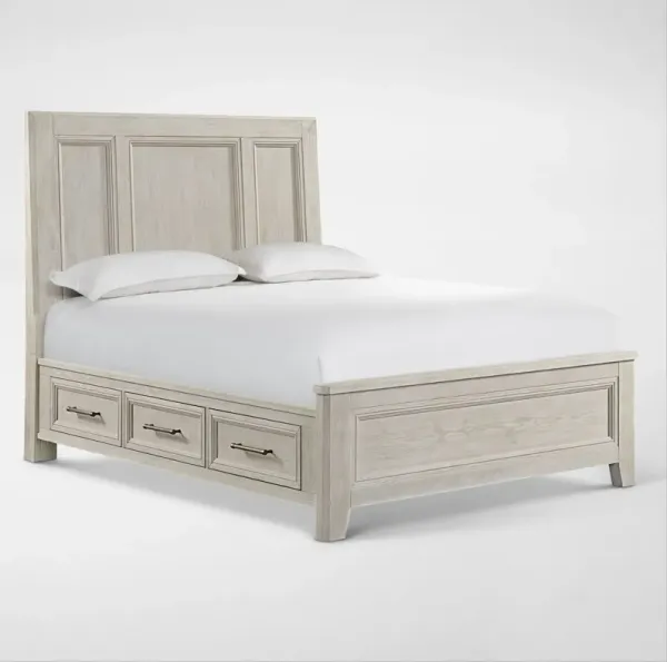 Windward Solid Wood Storage Bed - Queen