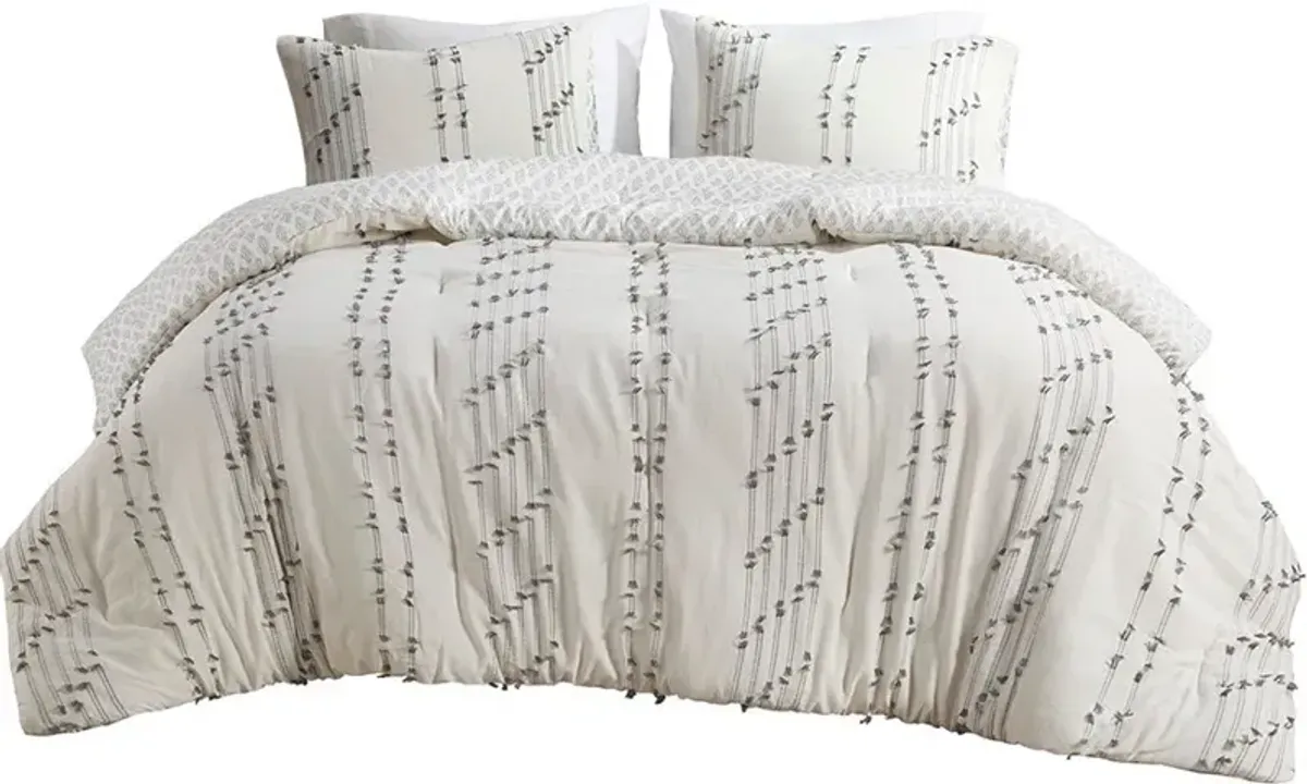 Kensley King/California King Comforter Set - Ivory