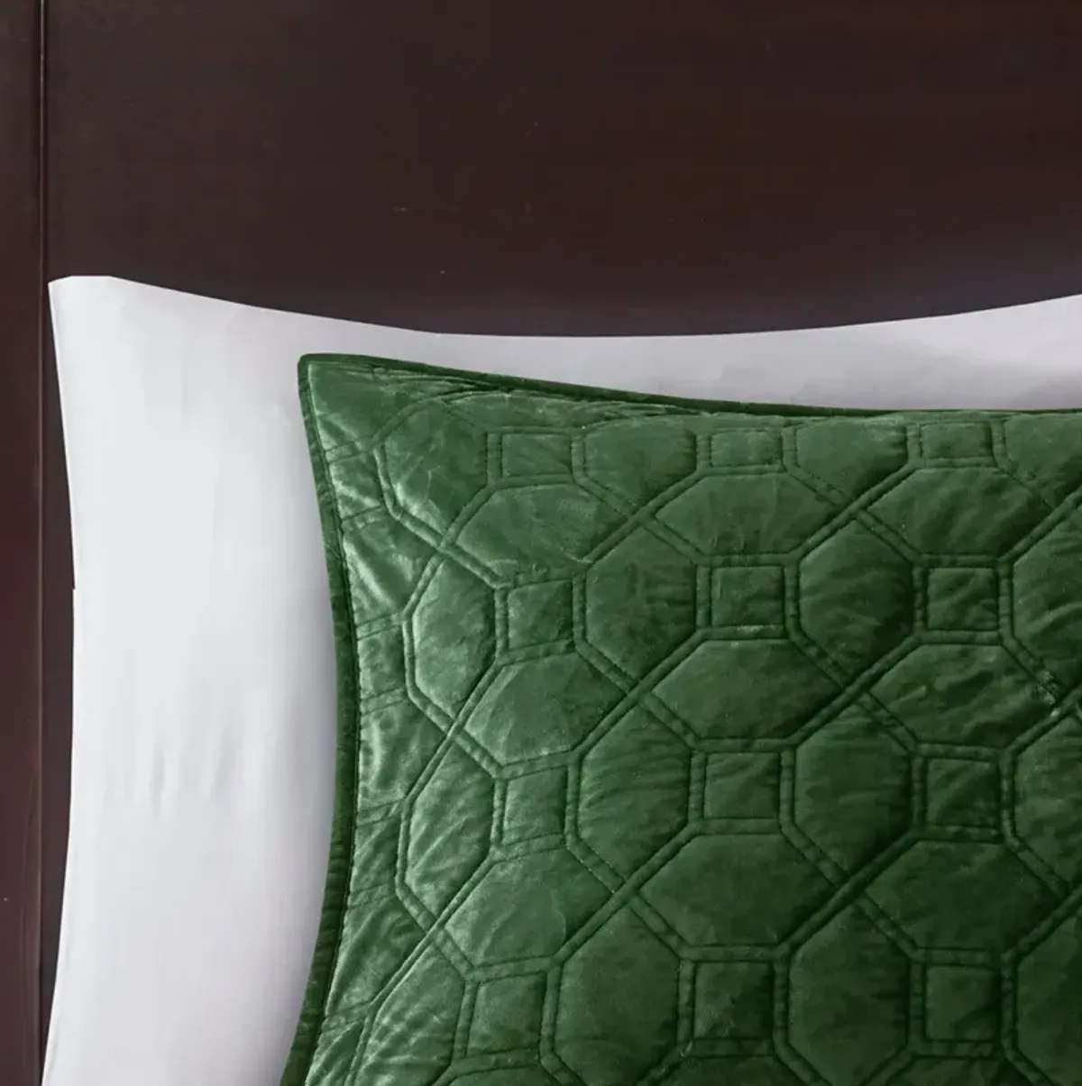 Coraline Full/Queen Quilt Set - Green