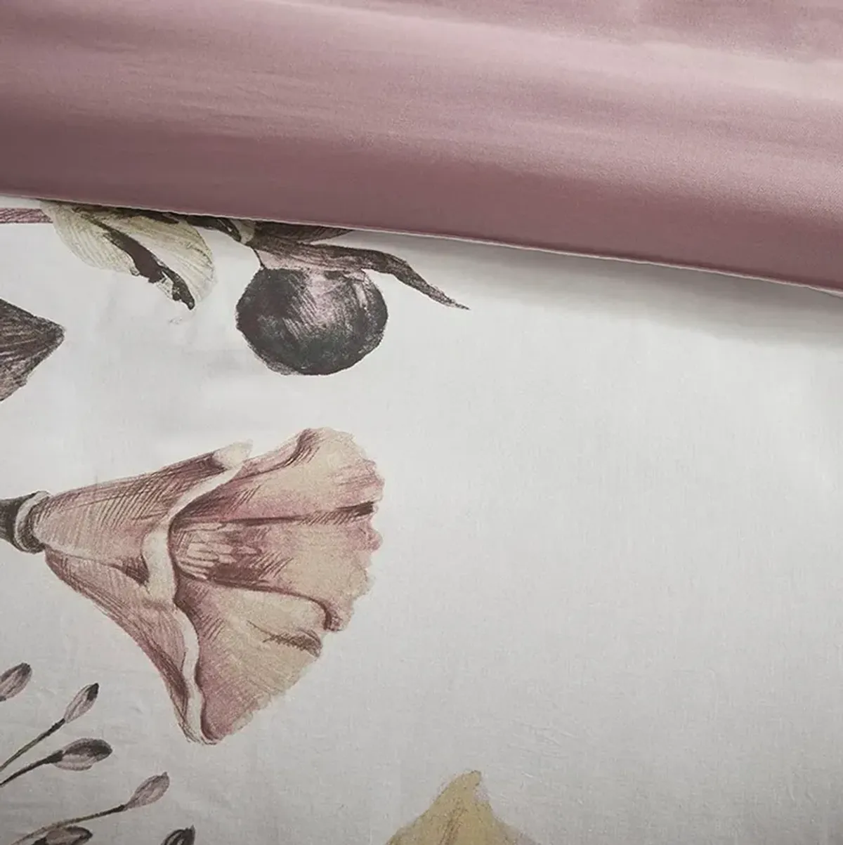 Davina Full/Queen Duvet Cover Set - Blush