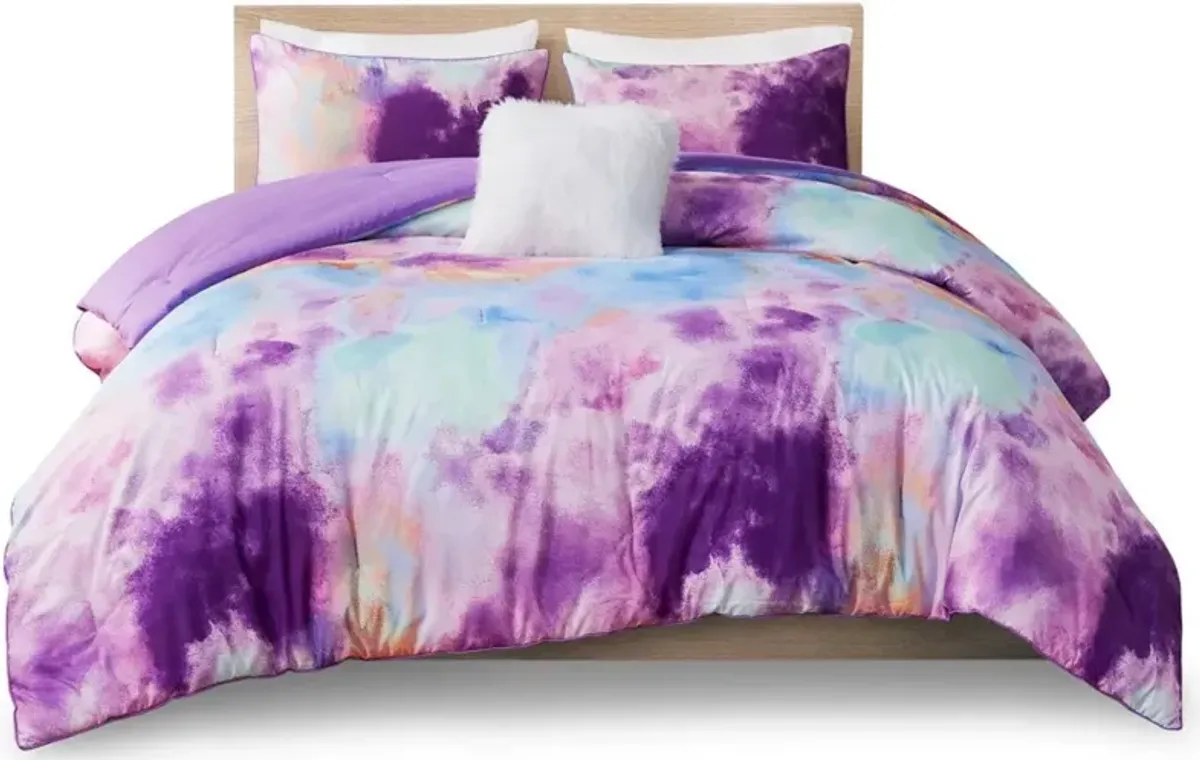 Emberly King/California King Comforter Set - Lavender