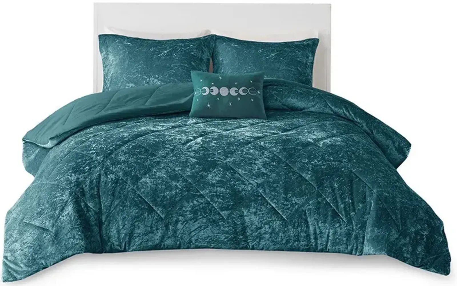 Briella King/California King Duvet Cover Set - Teal