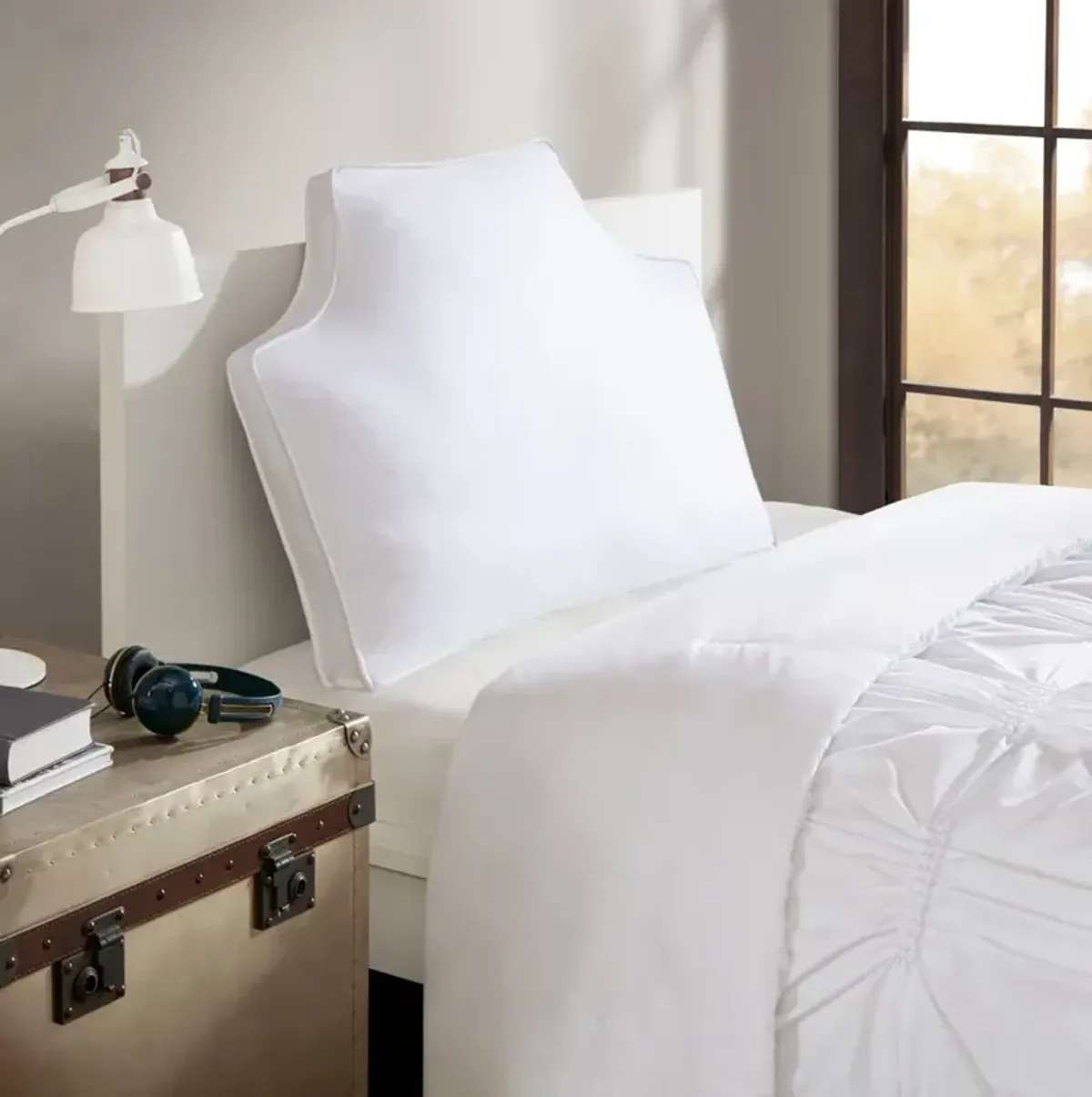 Oversized Headboard Pillow - White