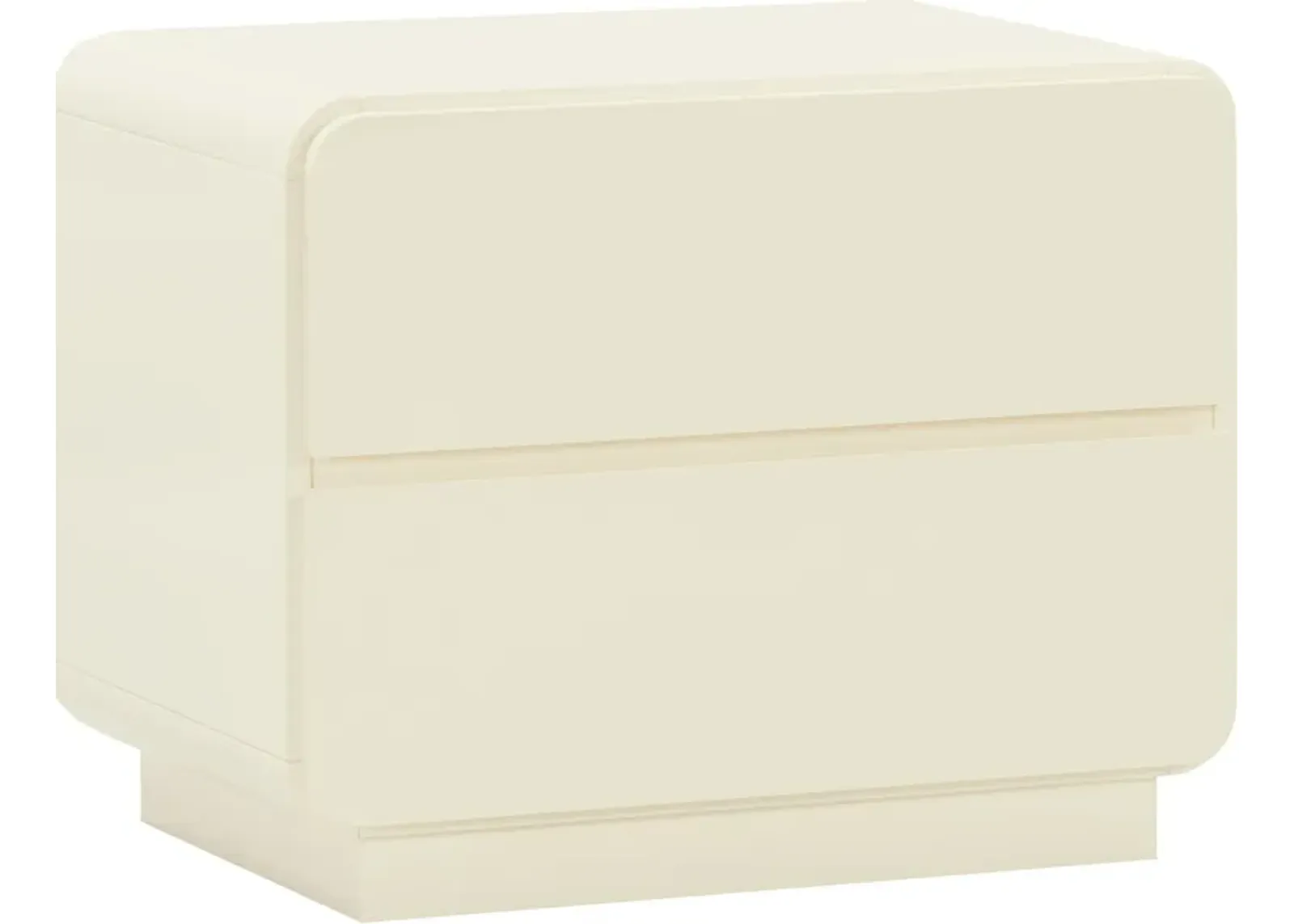 Veria 2-Drawer Nightstand - Cream