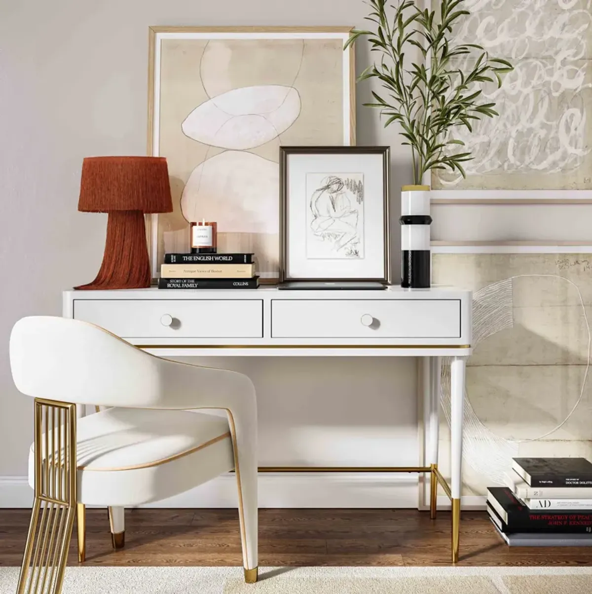 Farley Desk - Off-White